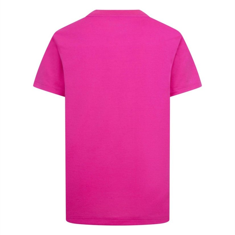 Air Jordan Air Longline Graphic T Shirt Junior Boys Laser Fuschia