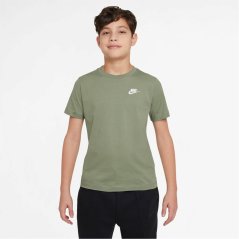 Nike Futura T Shirt Junior Boys Oil Green