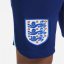 Nike England Home Shorts 2022 Juniors Blue