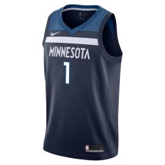 Nike Minnesota Timberwolves Edwards #5 Jersey Blue