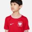 Nike Poland Away Shirt 2022/2023 Juniors Red/White