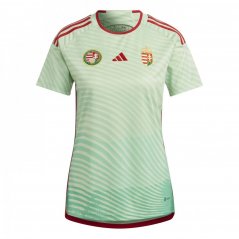adidas Hungary Away Shirt 2023 Womens Green
