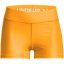 Under Armour HeatGear Mid Shorty Shorts Womens Orange