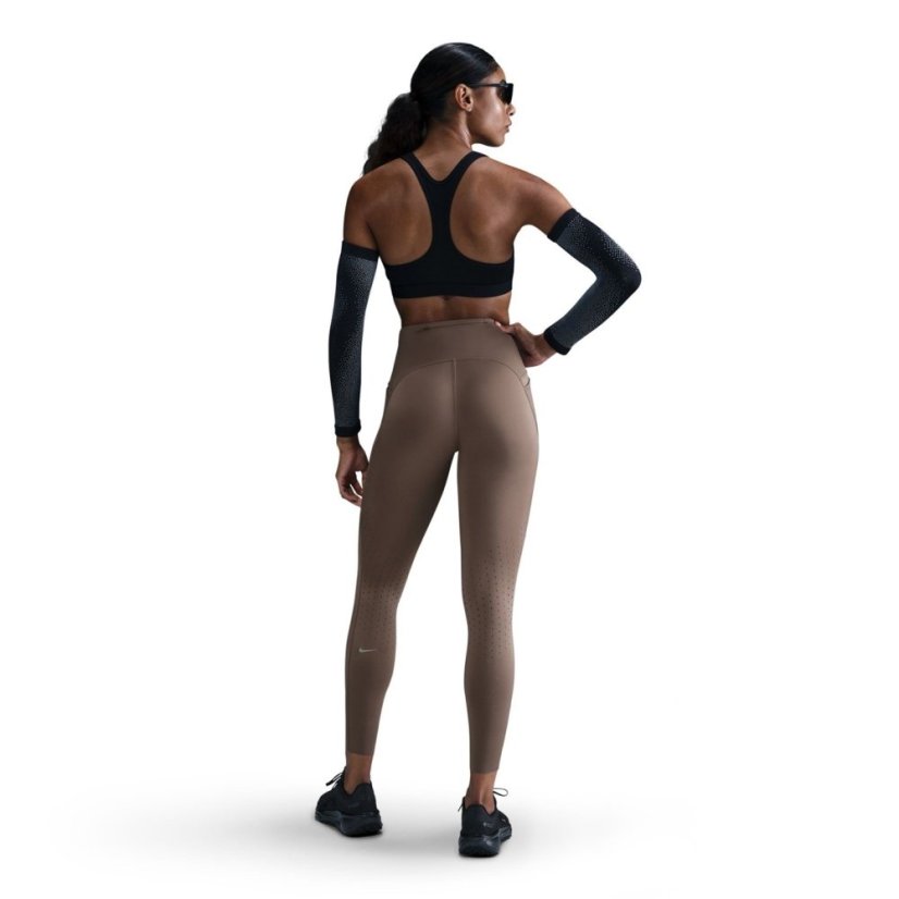 Nike Women's Performance Running Tights MINK BROWN/REFL