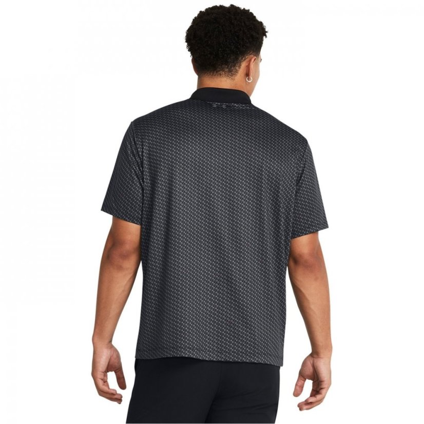 Under Armour Perf 3.0 Printed Polo Black