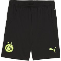 Puma Borussia Dortmund Home Shorts 2024 2025 Adults Black/White