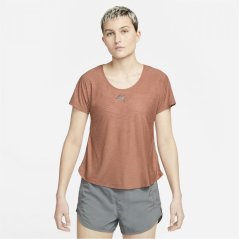 Nike Air DriFit Short Sleeve dámské tričko Mineral Clay