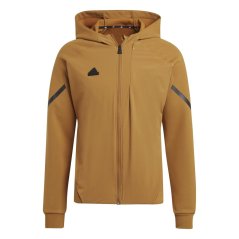 adidas Designed 4 Gameday Premium Full-Zip Track Top Mens Tracksuit Brown