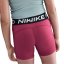 Nike Pro Shorts Junior Girls Sweet Beet