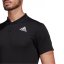 adidas Tennis Freelift Polo Shirt Mens Black