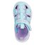 Skechers Close Toe Sandal W Bungee & Strap Flat Sandals Girls Turq/Lavender