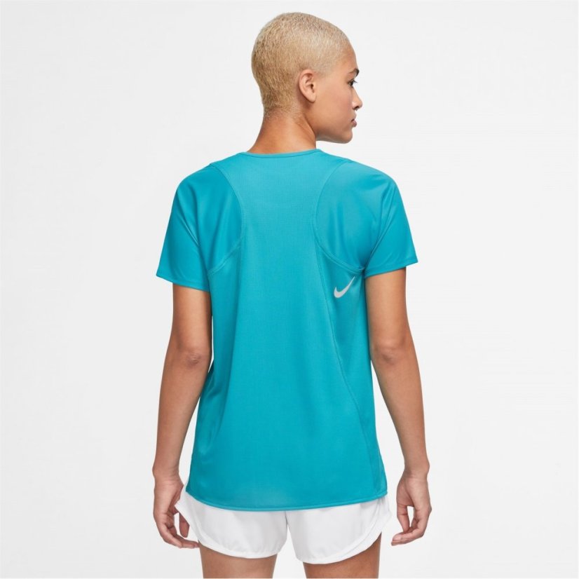 Nike Dri-FIT Short Sleeve Race Top Ladies Rapid Teal