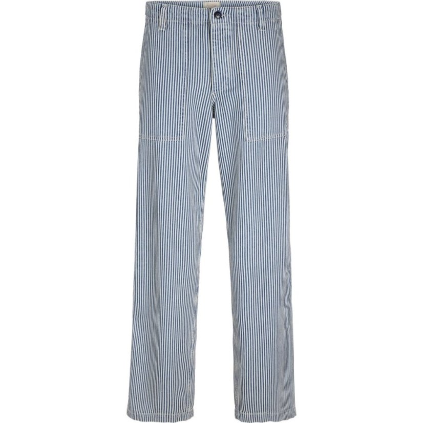 Jack and Jones Men's Wide Leg Jeans Ecru