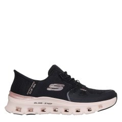 Skechers Women's Slip On Trainers Black/Gold