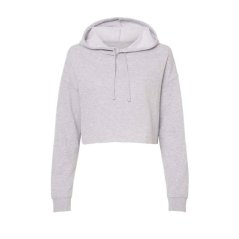 Miso Women's Cropped Hoodie Grey