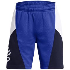 Under Armour Kids' Curry Splash Basketball Shorts Blue