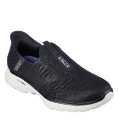 Skechers Go Walk 6 Slip On Runners Womens Black