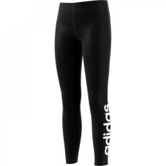 adidas Essentials Linear Tights Junior Girls Black/White