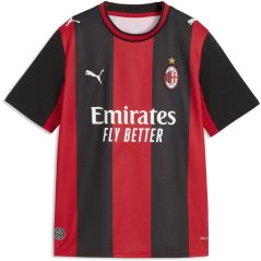 Puma AC Milan Home Shirt 2026/27 Juniors Black/Red