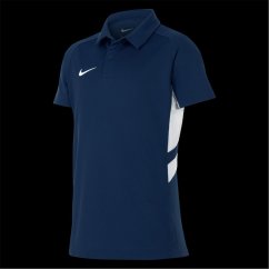 Nike Unisex Kids' Hockey Polo Shirt Obsidian/White