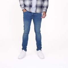 Firetrap Firetrap Skinny Jeans Mens Mid Blue