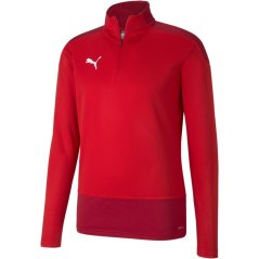 Puma Teamgoal 23 Training quarter Zip Top Fleece Mens Pum.Red/Chi.