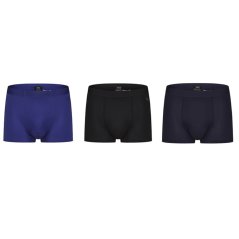 Everlast 3Pk Performance Boxers Mens Black/Royl/Nvy