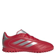 adidas Goletto VIII Astro Turf Football Boots Kids Red/Silver