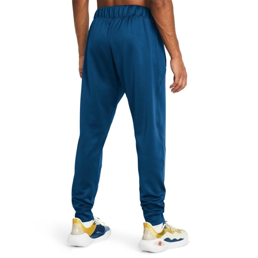 Under Armour Men's Curry Knitted Performance Tracksuit Bottoms Blue