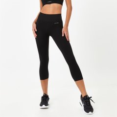 USA Pro Seamless Capri Cropped Leggings Black