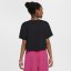 Nike Kids' Crop Top Black/White