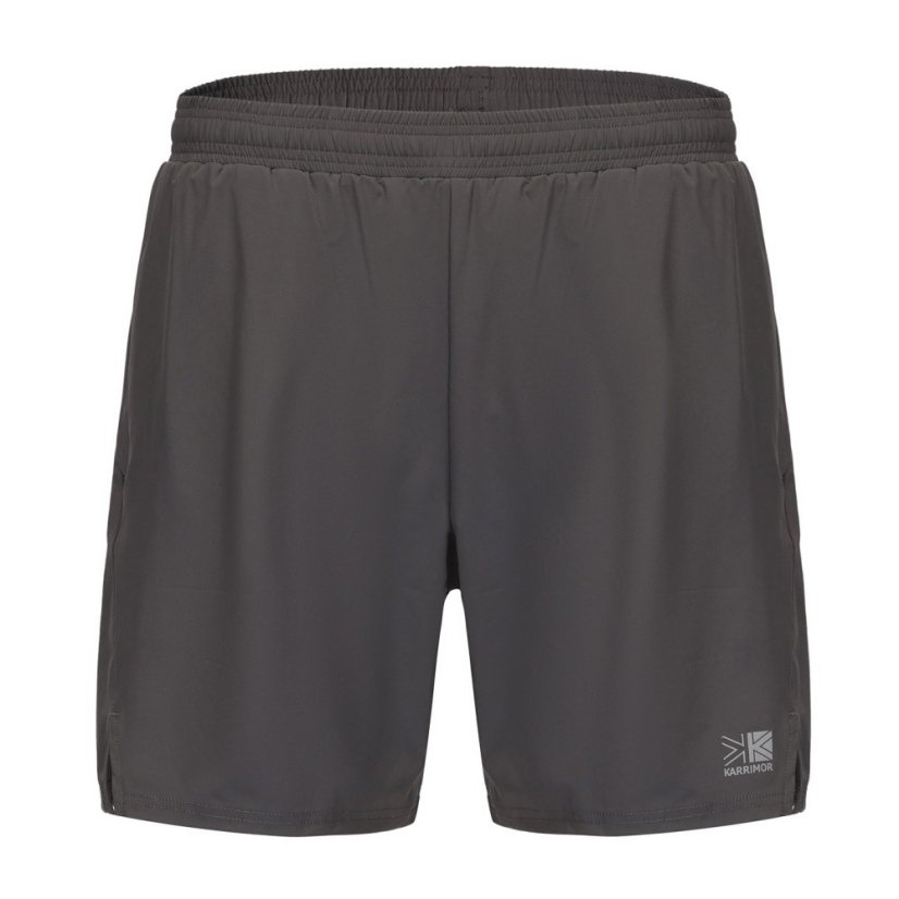 Karrimor 2 in 1 Running pánske šortky Charcoal