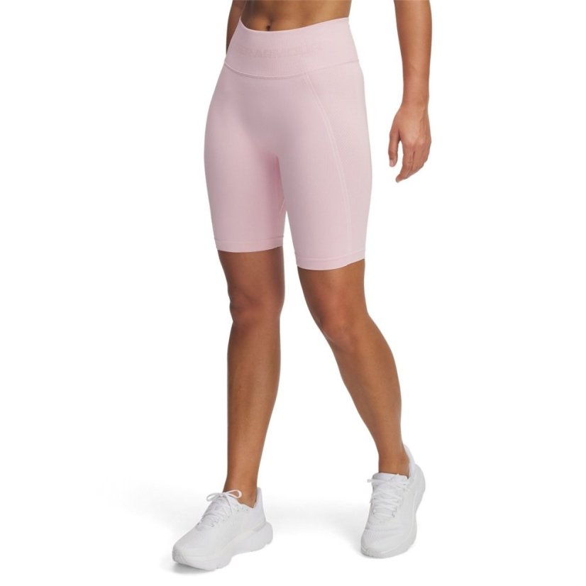 Under Armour Women's Vanish Seamless Performance Gym Shorts Prime Pink