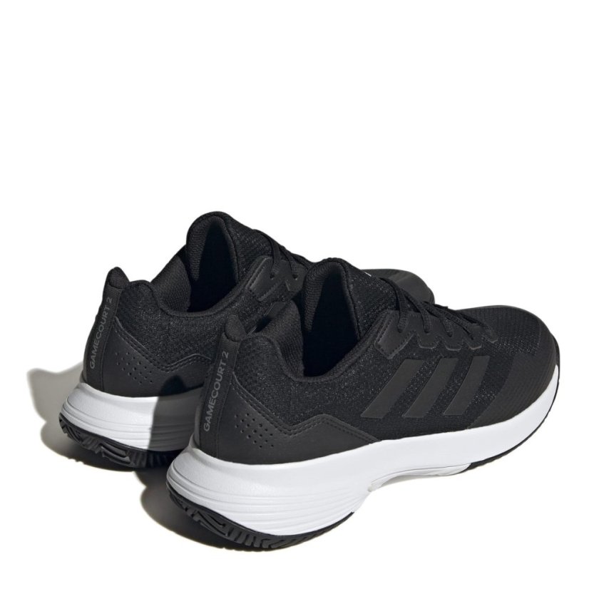 adidas Men's Gamecourt Tennis Shoes Black/Grey