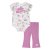 Nike Kids' Flow-Ral Bodysuit Legging Onesie Magic Flamingo
