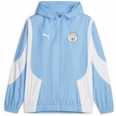 Puma Manchester City Anthem Jacket Adults 2023 2024 Blue/White