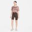 Nike Pro Women's Dri-FIT Graphic Short-Sleeve Top Smokey Mauve