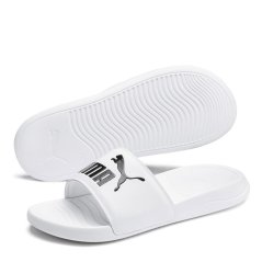 Puma Adults Popcat Logo Sliders White
