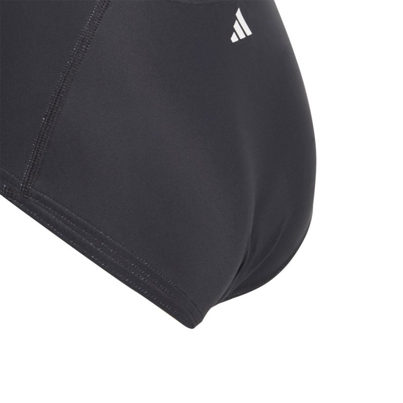 adidas Big Bars Graphic Swimsuit Junior Girls Black