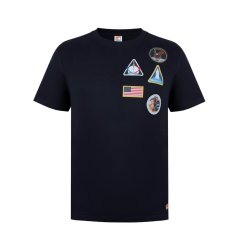SoulCal Mens NASA Regular Fit T-Shirt Black