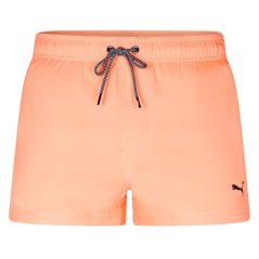Puma Logo Shorts Bright Orange