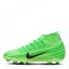 Nike Mercurial Superfly 9 Club Firm Ground Football Boots Juniors Green/Black