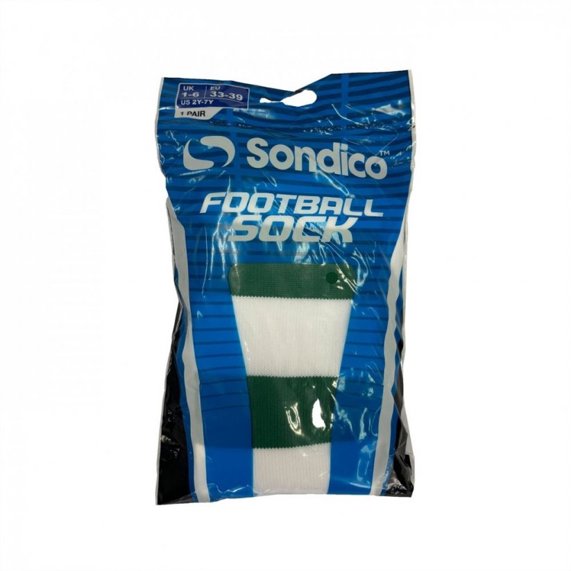 Sondico Football Socks Mens Green/White