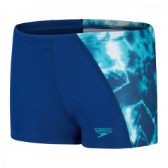 Speedo Panel Aquashorts Juniors Blue/Blue