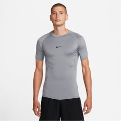 Nike Pro Men's Tight Fit Short-Sleeve Top Grey
