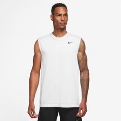 Nike Dri-FIT Legend Men's Sleeveless Fitness T-Shirt White/Black