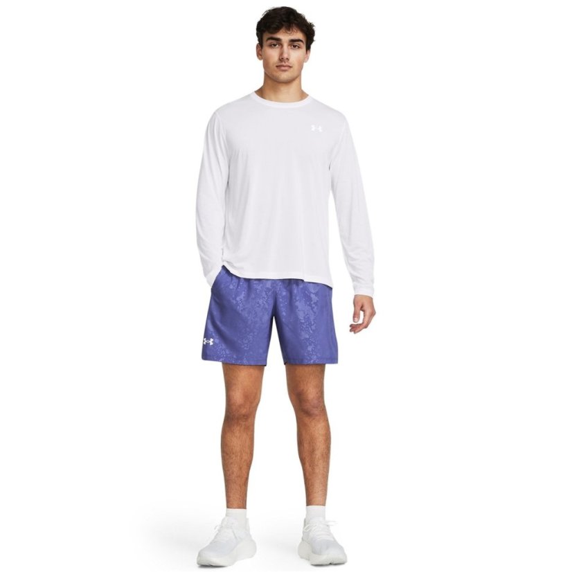 Under Armour Armour Ua Launch 7'' Boss Shorts Running Short Mens Purple