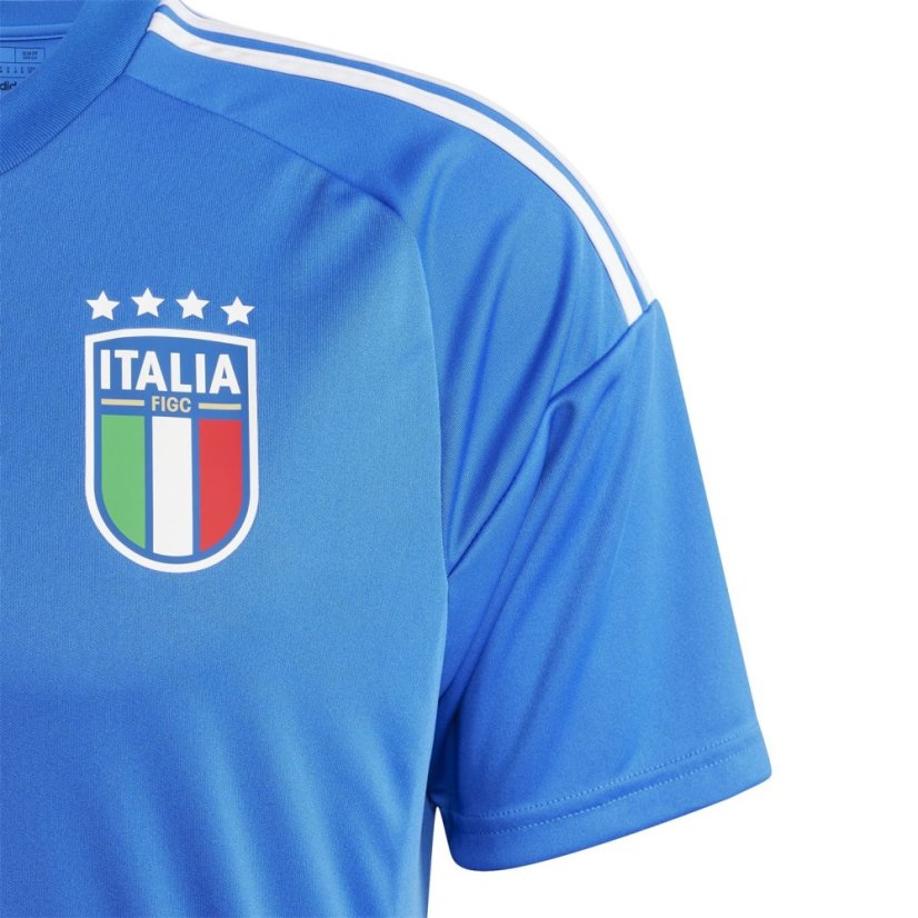 adidas Italy Home Fan Shirt 2024 Adults Blue