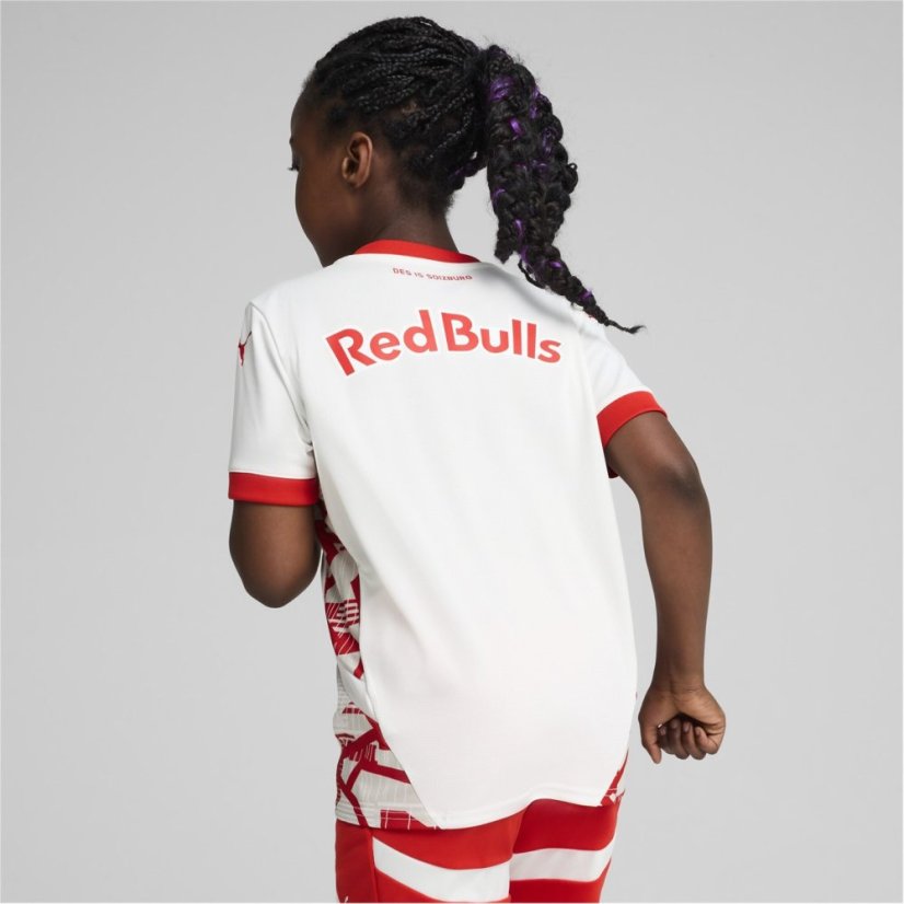 Puma Red Bull Salzburg Home Shirt 2024 2025 Juniors White