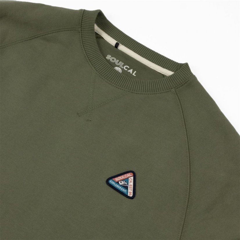 SoulCal Crew Neck Sweater Green